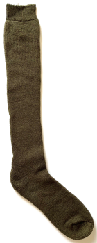 WalkTall Long Walking Socks Army Green 1Pr Pack 13-16 | Mens Larger Sized Shoes