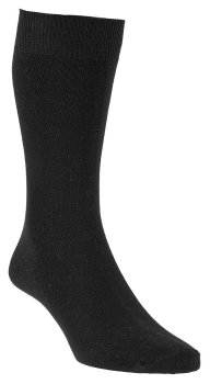 HJ Hall Executive Black Cotton Socks 3Pr Pack 15-17 | Mens Larger Sized Shoes