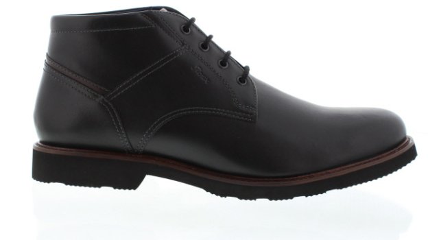 Sioux Dilip 718 Black Smooth Leather Ankle Boot | Mens Larger Sized Shoes