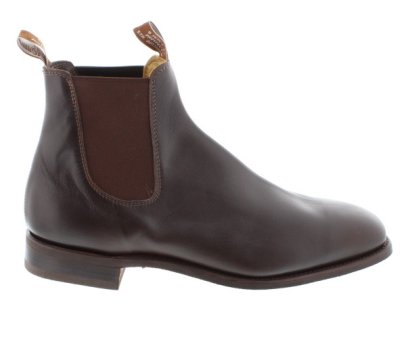 RM Williams Craftsman Chestnut Leather Boot | Mens Larger Sized Shoes