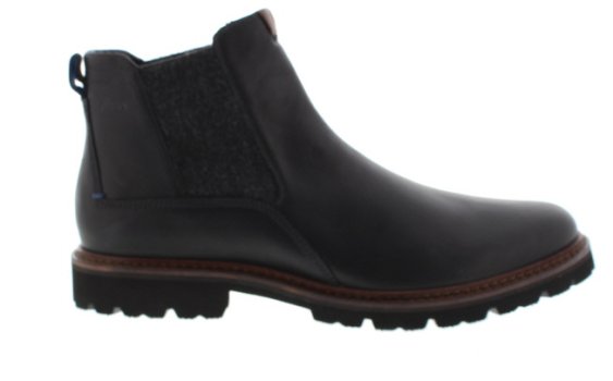 Sioux Adalrik 712 Black Waxy Leather Ankle Boot | Mens Larger Sized Shoes