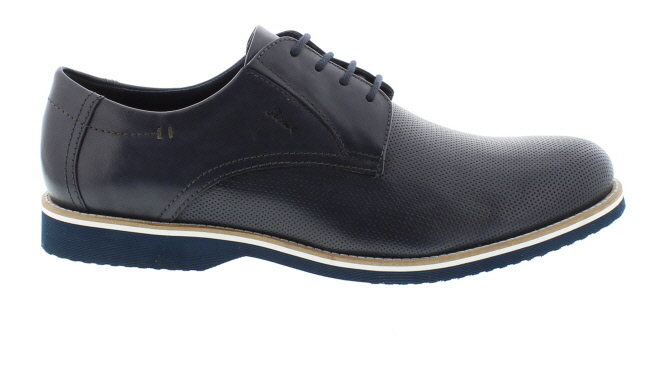 Sioux Dilip 701 Indigo Blue Formal Nappa Leather Shoe - Walktall