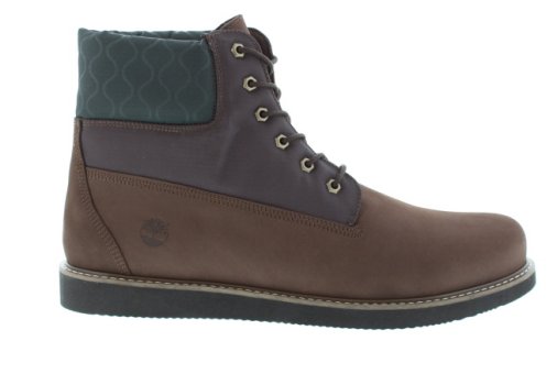 Timberland Newmarket II Brown Leather Quilted Boot | Mens Larger Sized Shoes