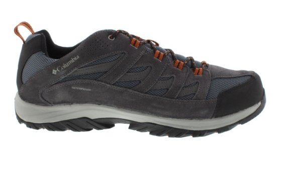Columbia Crestwood Graphite/Dark Adobe Walking Shoe | Mens Larger Sized Shoes