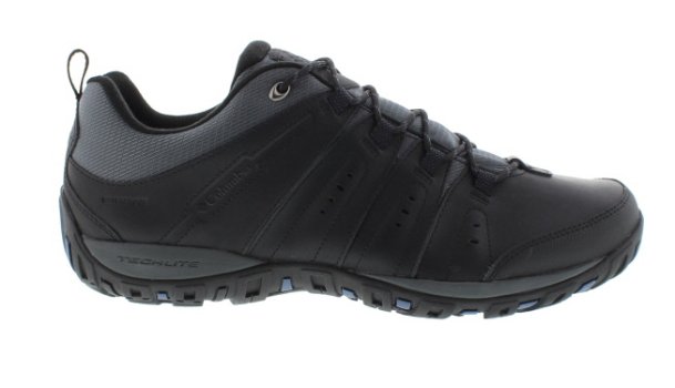 Columbia Woodburn II Graphite/Mountain Leather Walking Shoe | Mens Larger Sized Shoes