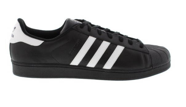 Adidas Superstar Foundation Black/White Sneakers | Mens Larger Sized Shoes