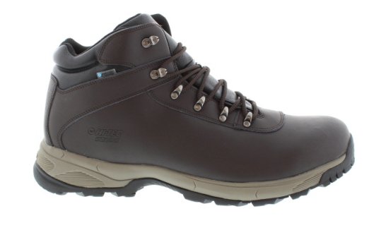 Hi-Tec Eurotrek Chocolate Leather Hiking Boots | Mens Larger Sized Shoes