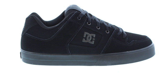 DC Shoes Court Pure Black/Pirate Skater Shoe | Mens Larger Sized Shoes