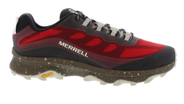 Merrell Moab Speed Red Dahlia Textile Hiking Trainer | Mens Larger Sized Shoes