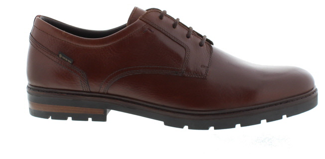 Pius Gabor Transit Chestnut Oiled Leather Formal Shoe | Mens Larger Sized Shoes
