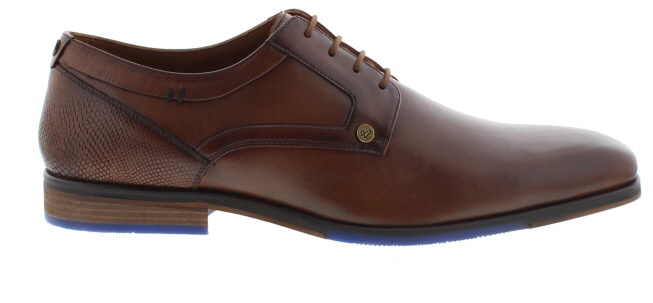 Australian Magiore Cognac Formal Leather Fashion Shoe | Mens Larger Sized Shoes