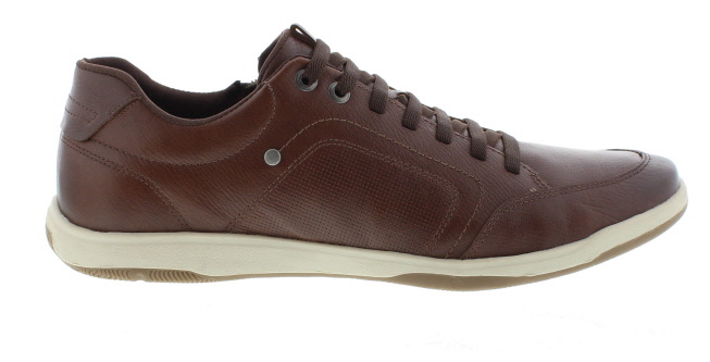 Archetti Cristiano Brown/Cream Soft Leather Sneaker | Mens Larger Sized Shoes