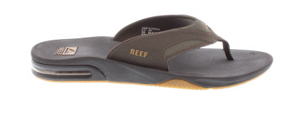 Reef Fanning Brown/Gum Toe-Post Sandal | Mens Larger Sized Shoes