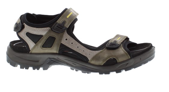 Ecco Offroad Tarmac/Moon Oiled Leather Sports Sandal | Mens Larger Sized Shoes