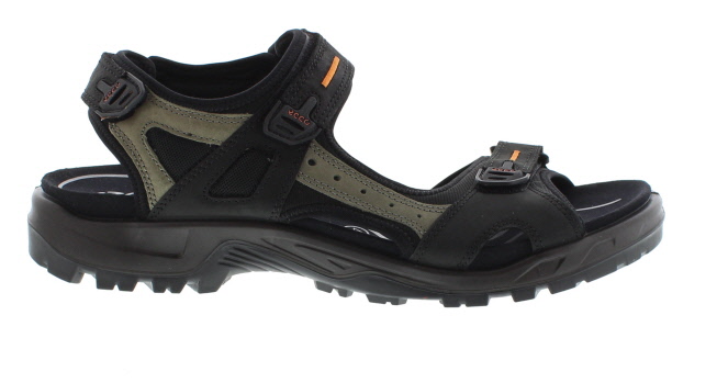 Ecco Offroad Espresso Oiled Leather Sports Sandal | Mens Larger Sized Shoes