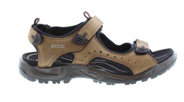 Ecco Offroad Nutmeg Oiled Leather Sandal | Mens Larger Sized Shoes